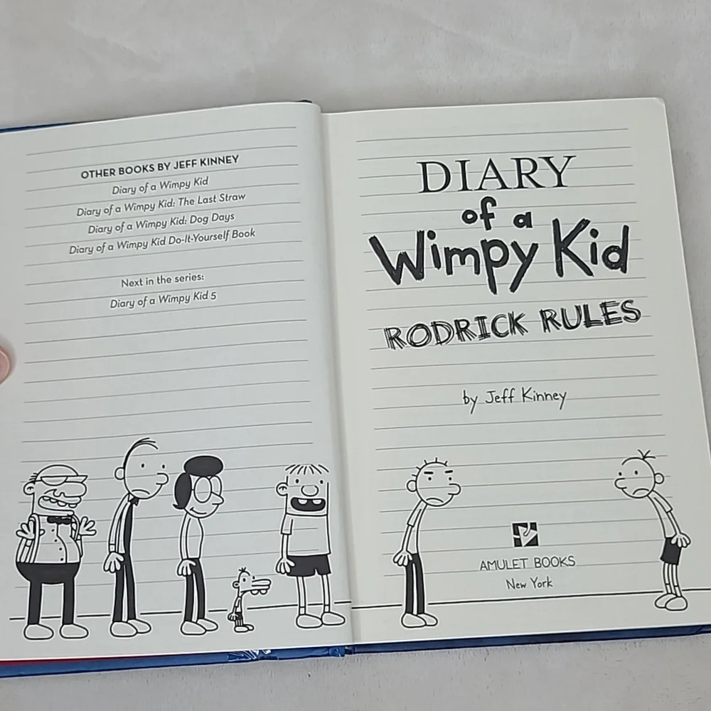 Kids/Children's Illustrated Fun Diary of a Wimpy Kid Two Book Set Book 2/Book 5